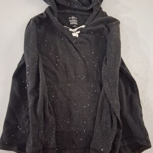 SO Black Sparkle Jean Jacket for Kids
